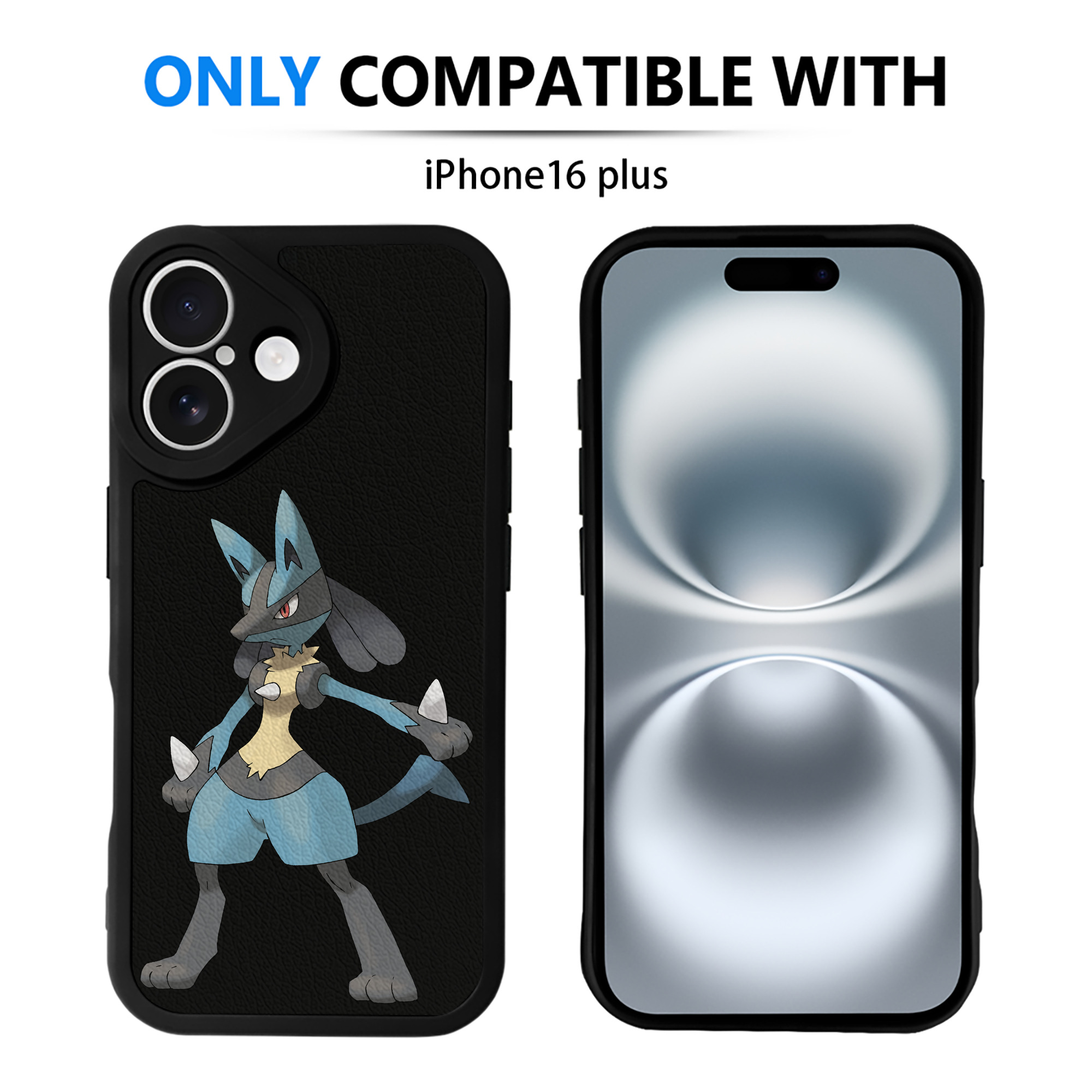 （画像用） ポケットモンスター Pokémon 【iPhone 16シリーズ対応】シリコンスマホケース（レザー調） 材質：シリコン